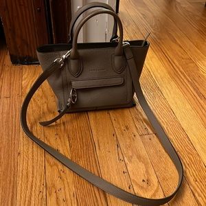 Longchamp Mailbox Small Handbag in Beige